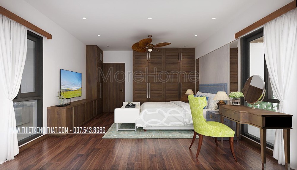 Thiết kế nội thất biệt thự Xuân Phương - Chị Khâm