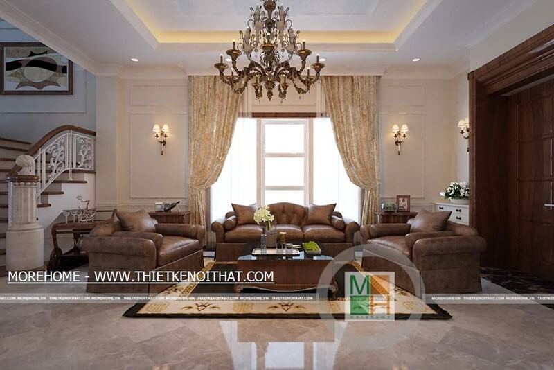 ý tưởng thiết kế phòng khách đẹp tiện nghi nhất