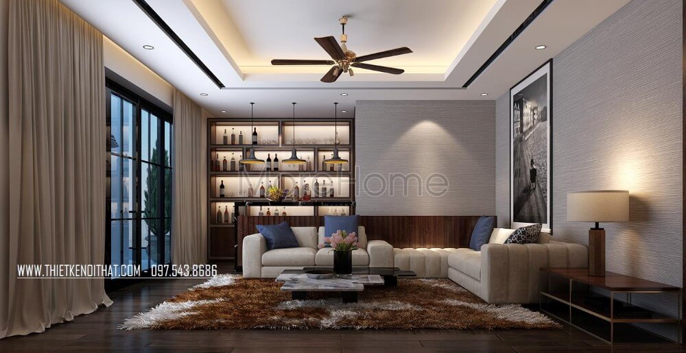 Ngắm nhìn các mẫu thiết kế phòng khách ấn tượng