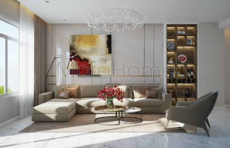 Thiết kế nội thất phòng khách phong cách hiện đại đẹp sang trọng Khám phá những mẫu thiết kế phòng khách đẹp và sang trọng