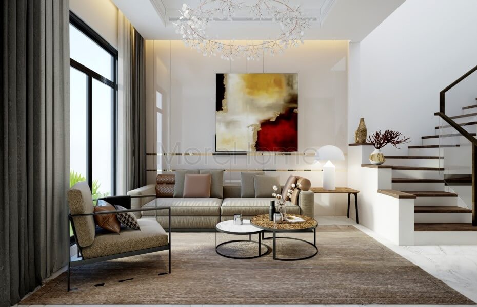 Thiết kế phòng khách đơn giản với cách trang trí nội thất trẻ trung và ấn tượng Khám phá những mẫu thiết kế phòng khách đẹp và sang trọng