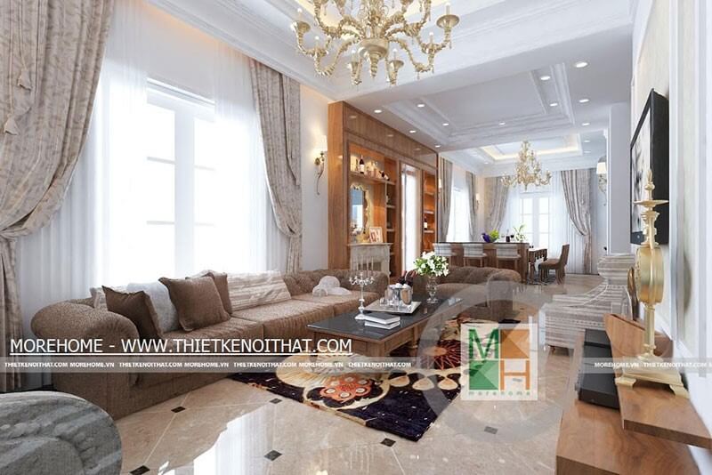 thiết kế phòng khách