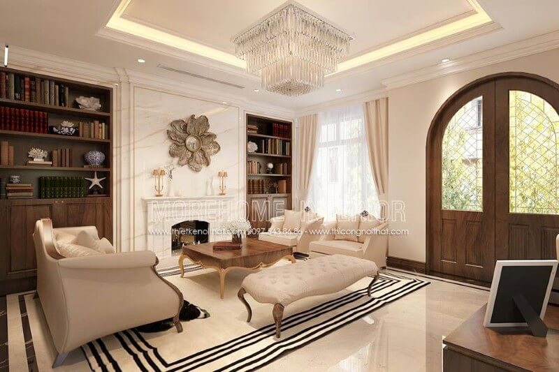 thiết kế nội thất phòng khách