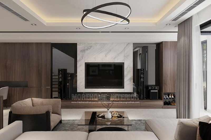 thiết kế nội thất phòng khách