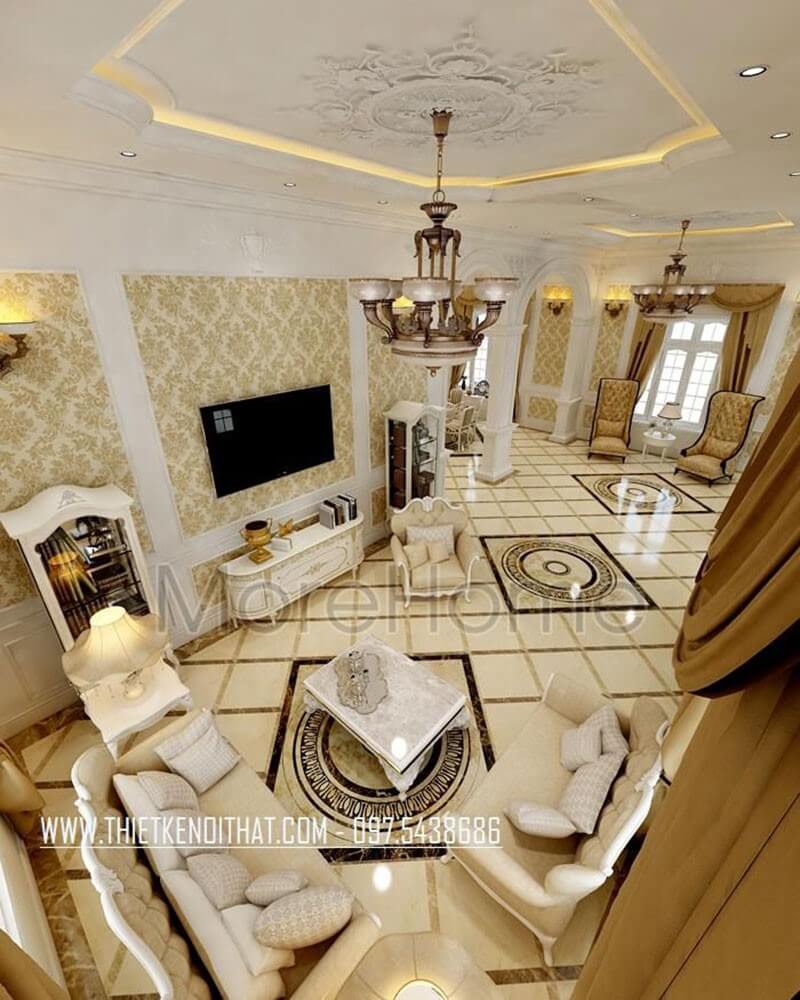 thiết kế phòng khách