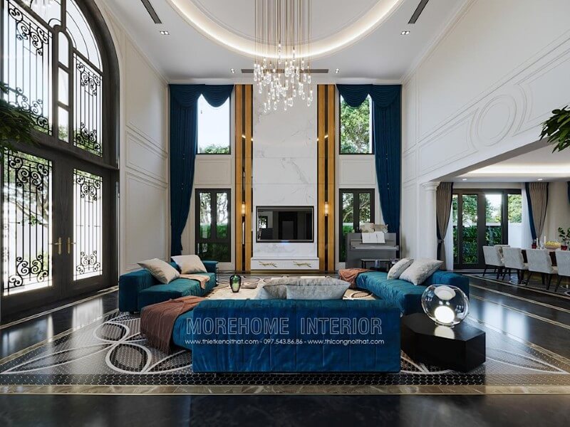 Top những mẫu thiết kế phòng khách sang trọng ấn tượng cho tổ ấm của gia đình