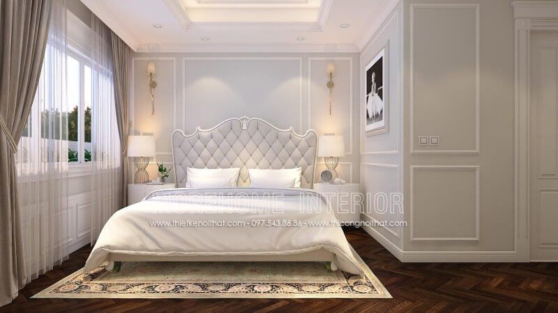 .
Mẫu giường bọc gỗ tần bì đẹp với thiết kế sang trọng và tinh tế đã trở thành một trong những kiểu mẫu phòng ngủ tân cổ điển được nhiều khách hàng ưu ái lựa chọn hiện nay.